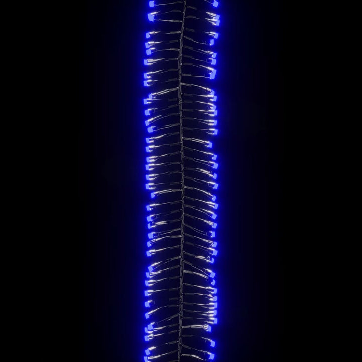 Lichtslinger cluster met 1000 LED's blauw 20 m PVC
