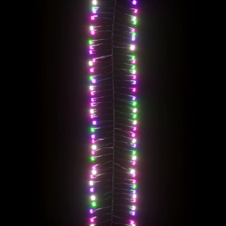 Lichtslinger cluster met 1000 LED's pastel meerkleurig 20 m PVC