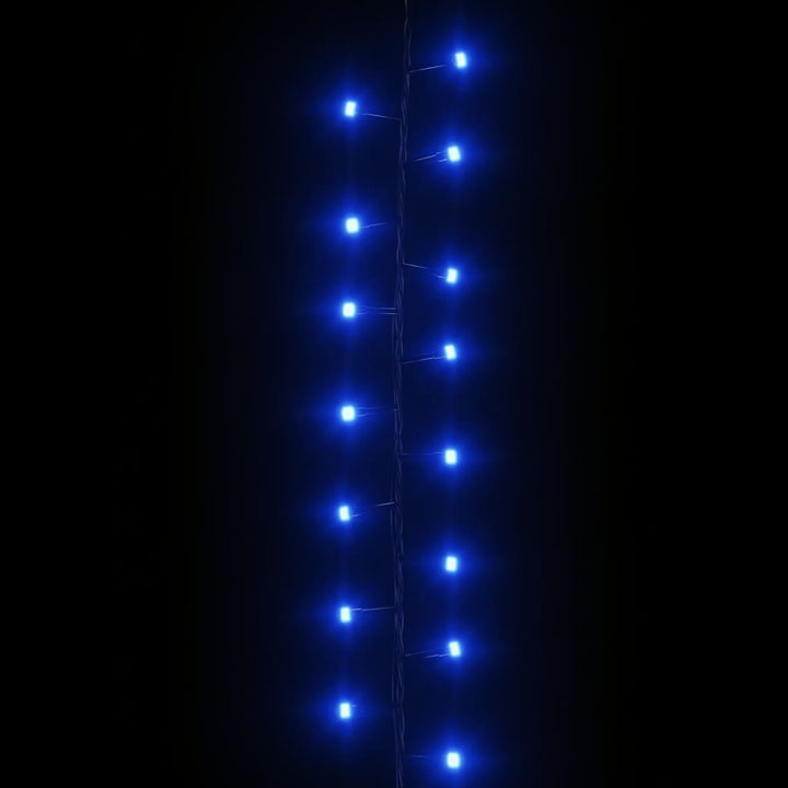 Lichtslinger compact met 2000 LED's blauw 20 m PVC