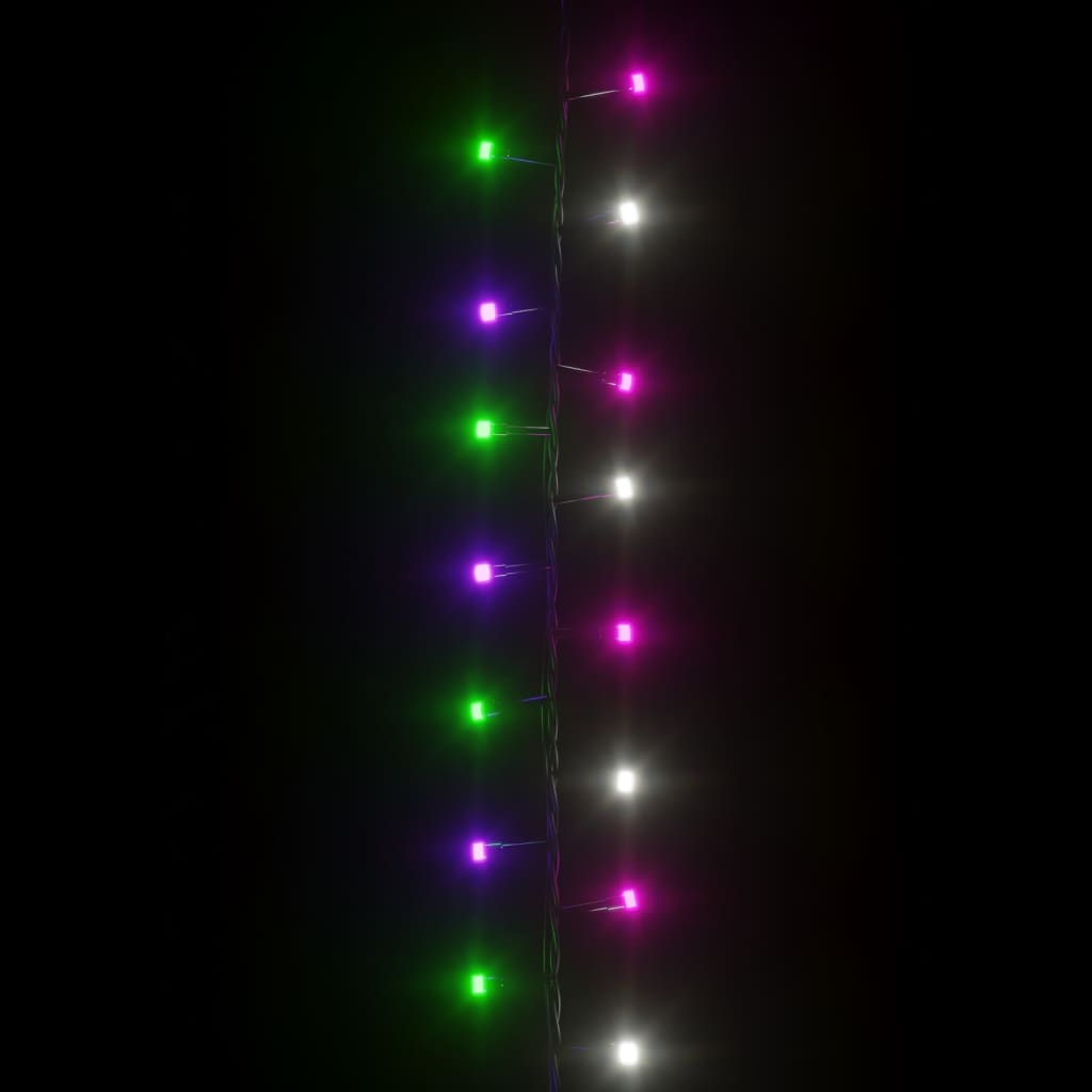 Lichtslinger compact met 2000 LED's pastel meerkleurig 20 m PVC