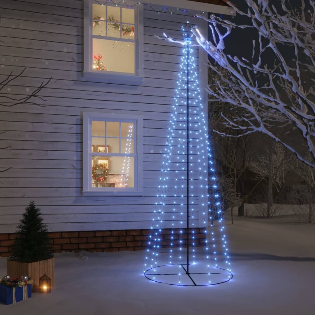 Kegelkerstboom 310 LED's 100x300 cm blauw