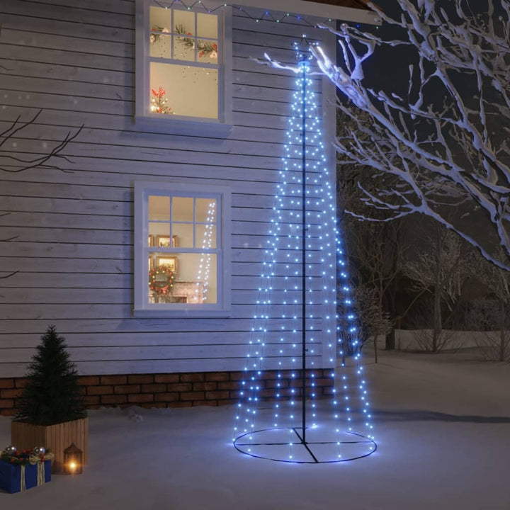 Kegelkerstboom 310 LED's 100x300 cm blauw