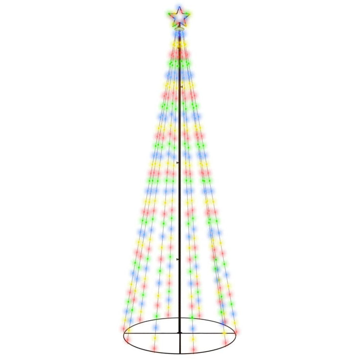 Kegelkerstboom 310 LED's 100x300 cm meerkleurig