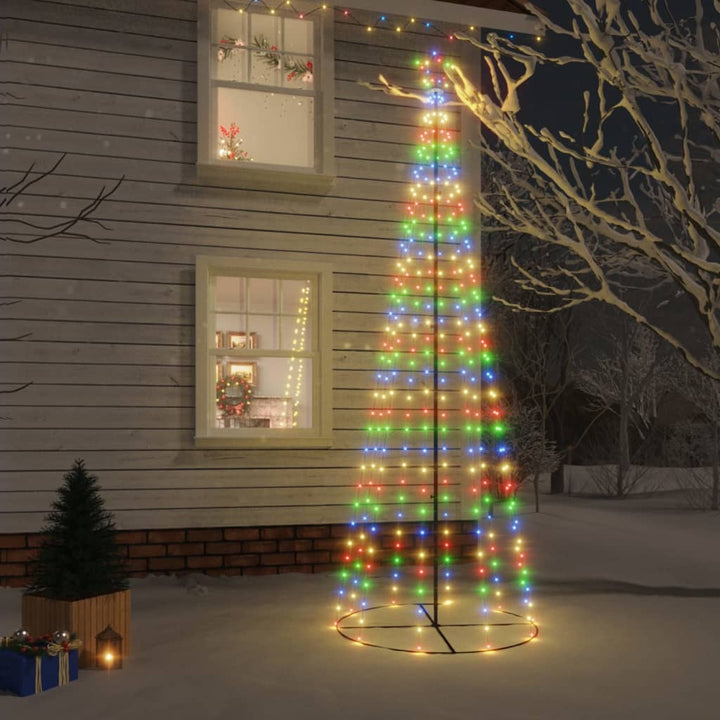 Kegelkerstboom 310 LED's 100x300 cm meerkleurig