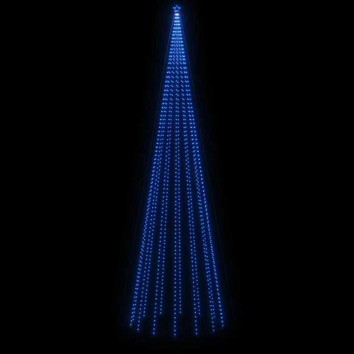 Kerstboom met grondpin 1134 LED's blauw 800 cm