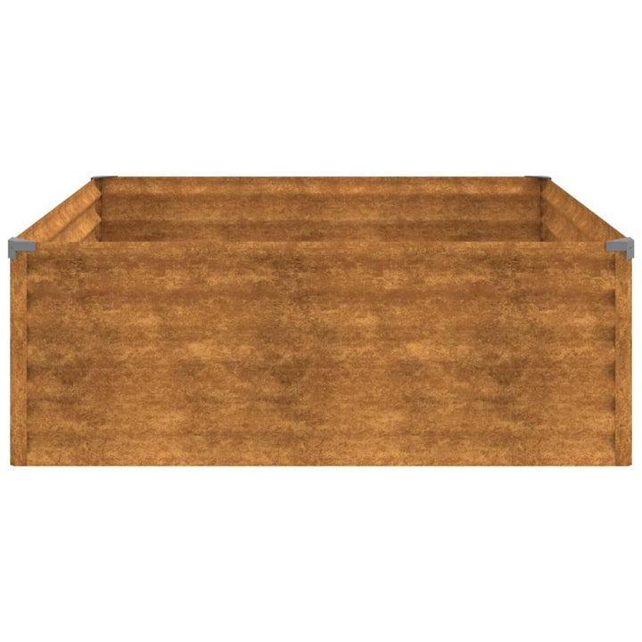 Plantenbak verhoogd 100x100x36 cm cortenstaal