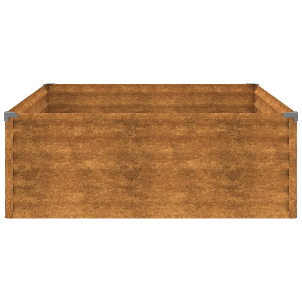 Plantenbak verhoogd 100x100x36 cm cortenstaal