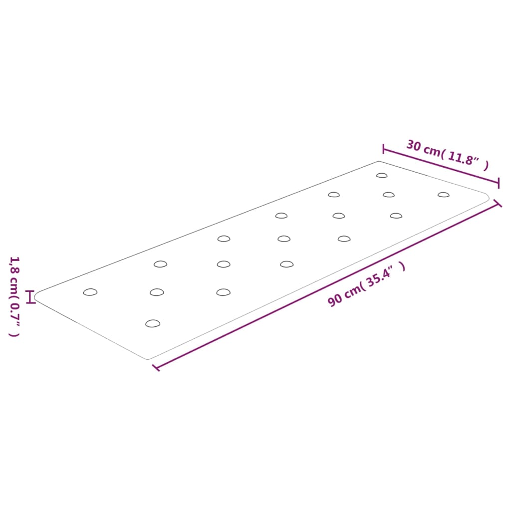 Wandpanelen 12 st 3,24 m² 90x30 cm kunstleer zwart