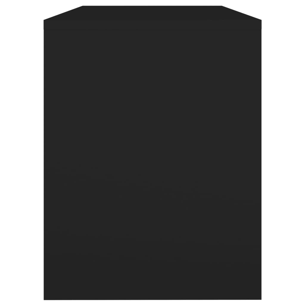 Kaptafelkruk 70x35x45 cm bewerkt hout zwart