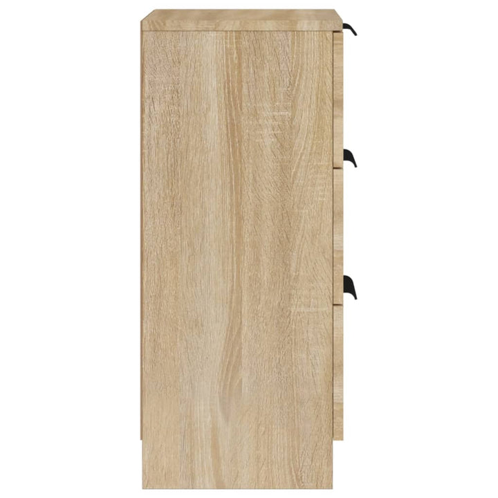 Dressoir 30x30x70 cm bewerkt hout sonoma eikenkleurig