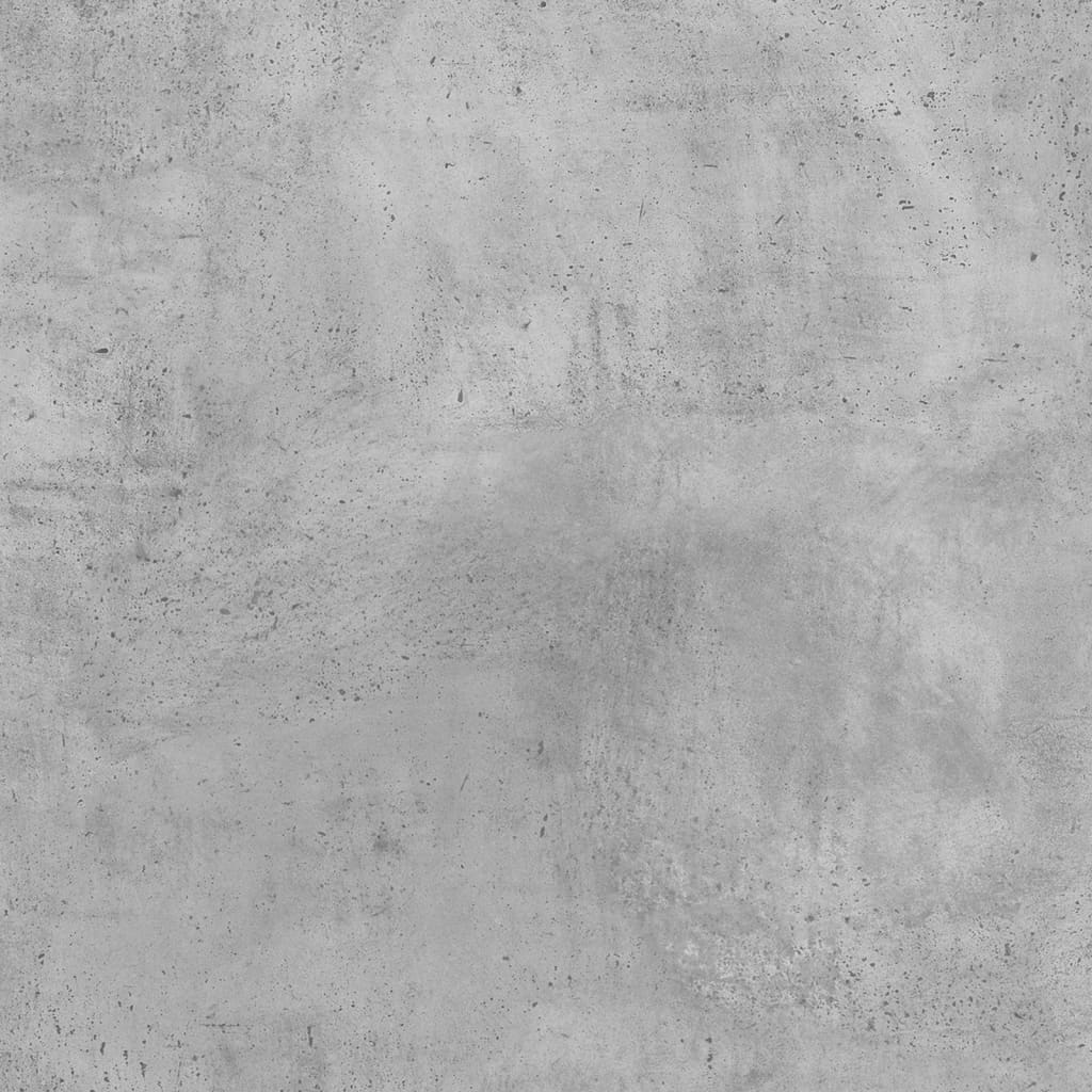 Wandkast 102x30x20 cm bewerkt hout betongrijs