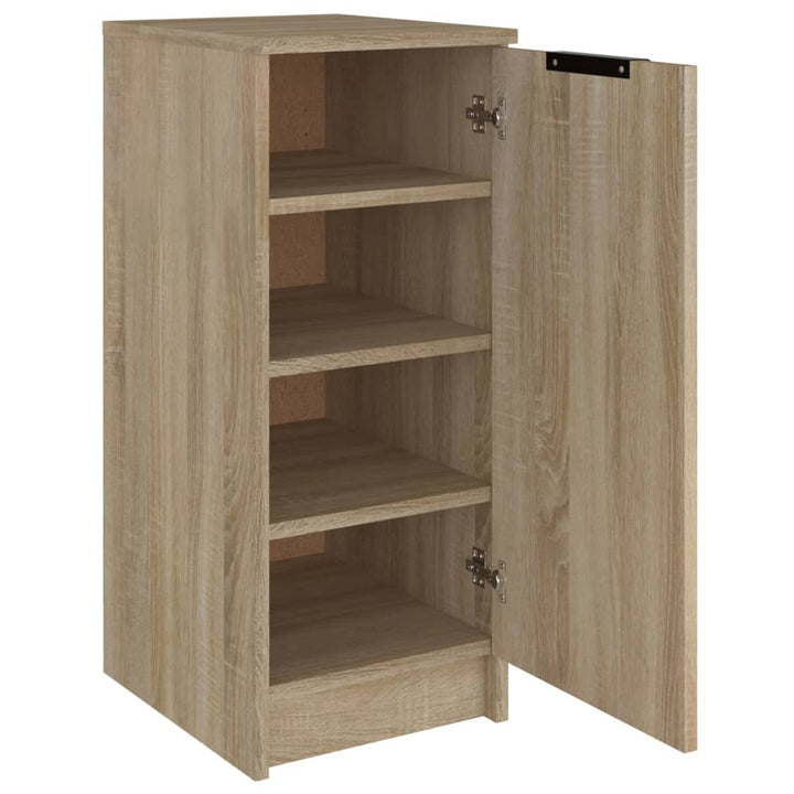 Schoenenkast 30x35x70 cm bewerkt hout sonoma eikenkleurig