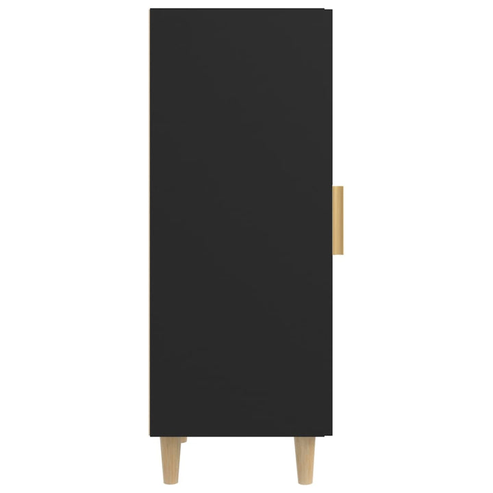Dressoir 34,5x34x90 cm bewerkt hout zwart