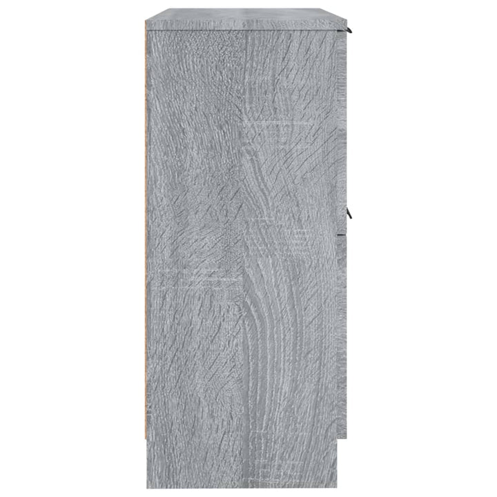 Dressoir 30x30x70 cm bewerkt hout grijs sonoma eikenkleurig