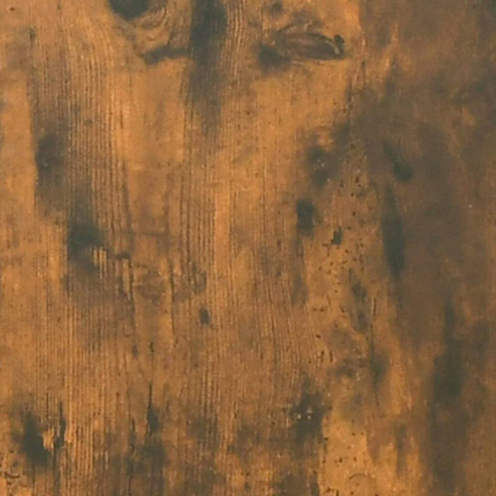 Wandkast 69,5x32,5x90 cm bewerkt hout gerookt eikenkleurig