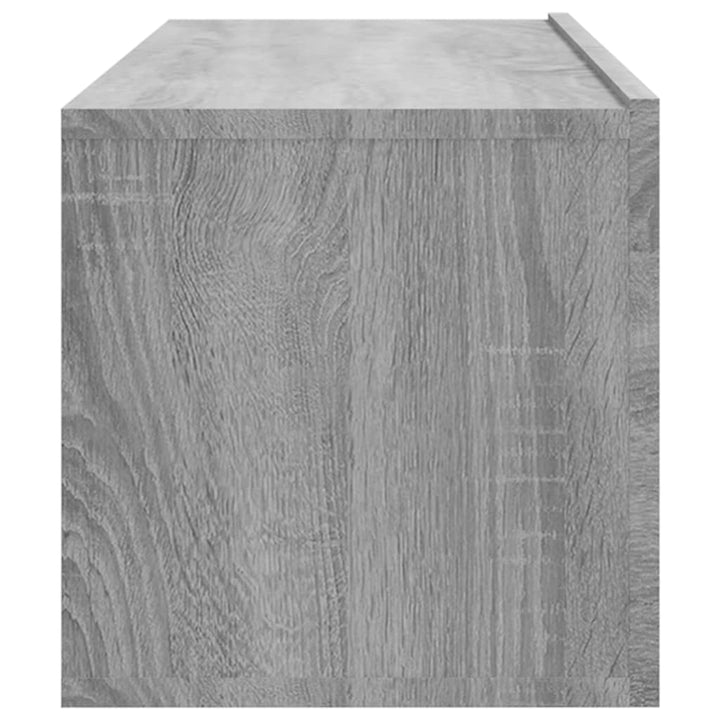 Tv-meubelen 2 st wandgemonteerd 100x30x30 cm hout grijs sonoma