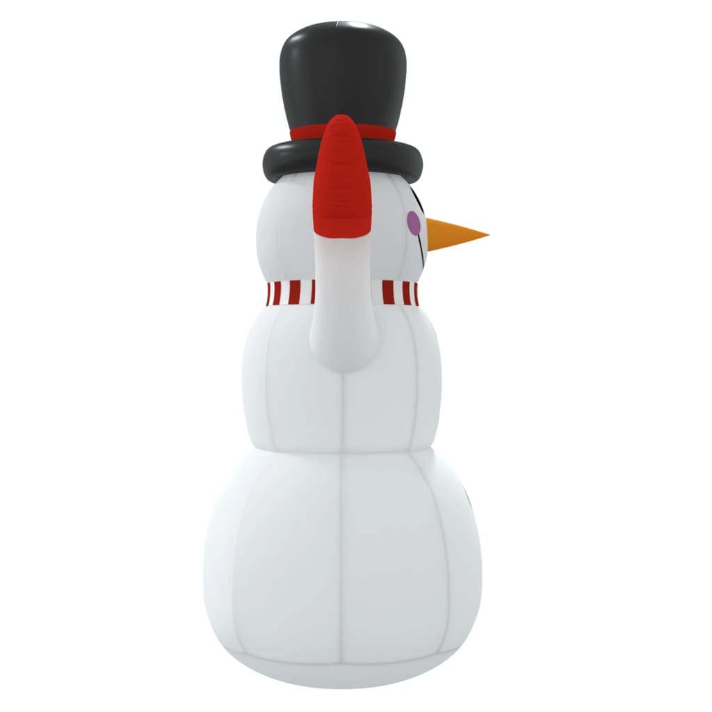 Sneeuwpop opblaasbaar met LED's 120 cm