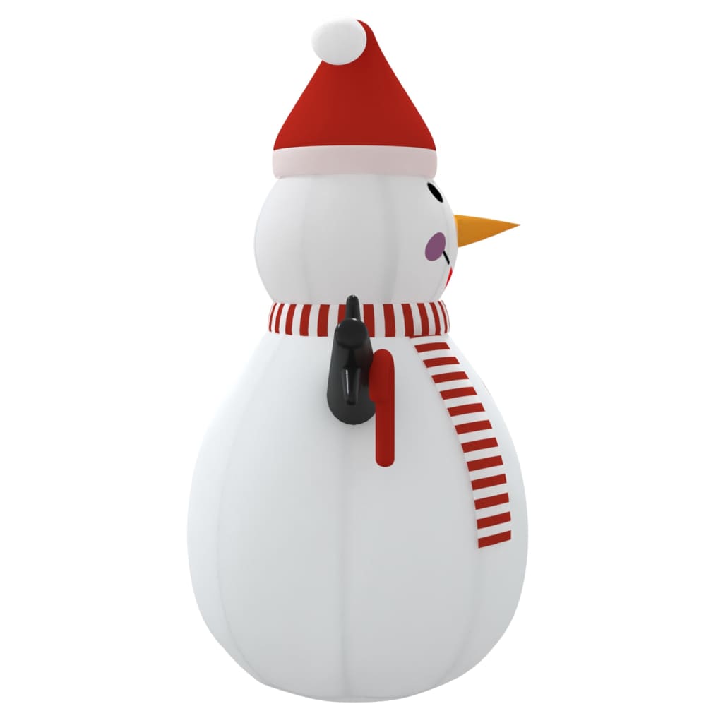 Sneeuwpop opblaasbaar met LED's 250 cm