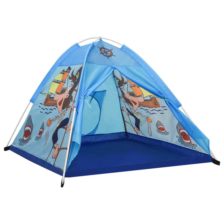 Kinderspeeltent 120x120x90 cm blauw