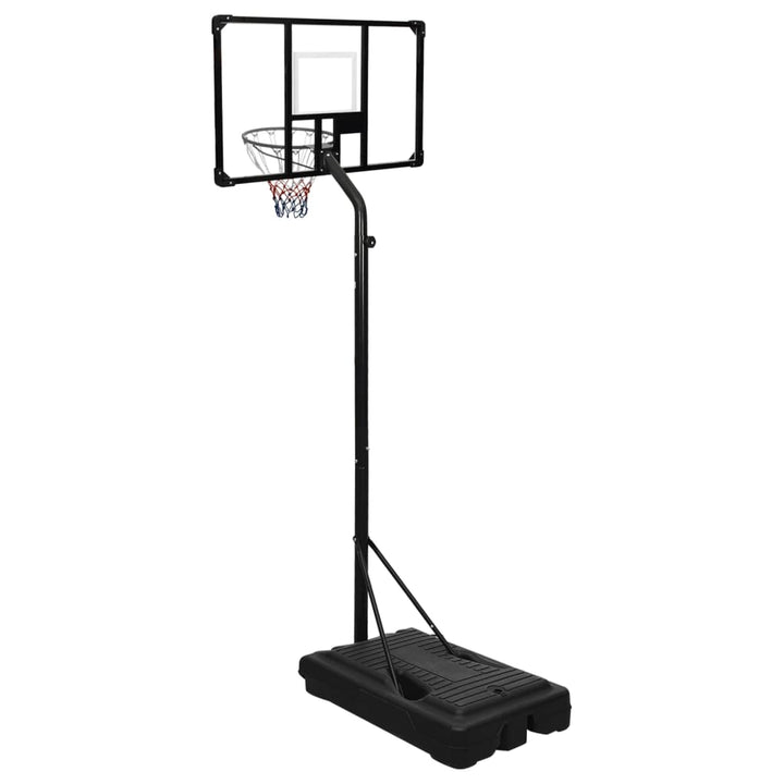 Basketbalstandaard 256-361 cm polycarbonaat transparant