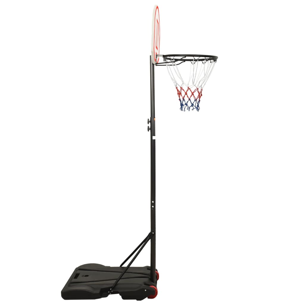 Basketbalstandaard 216-250 cm polyetheen wit