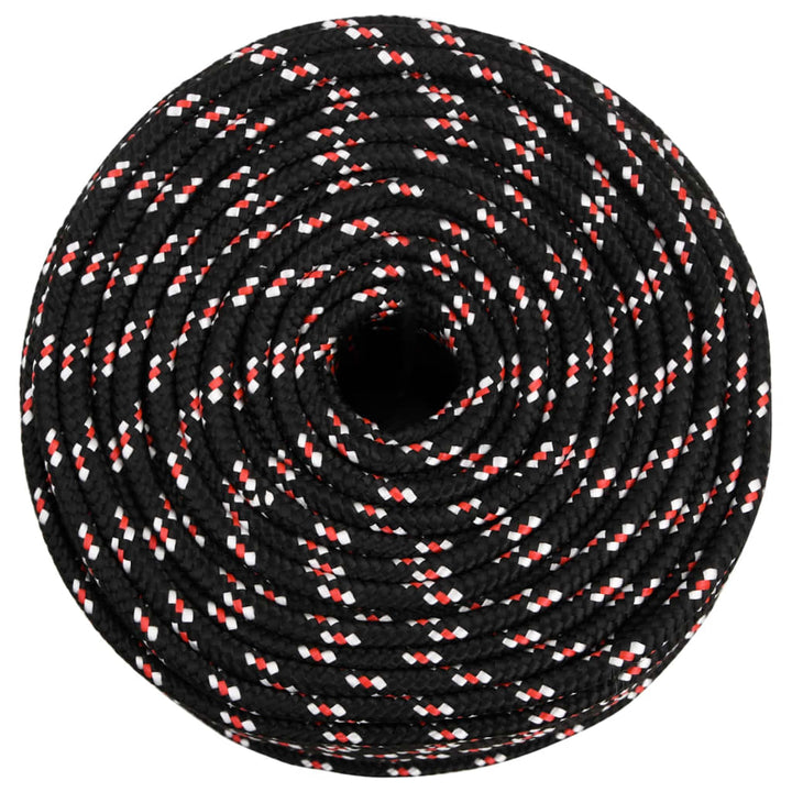 Boot touw 10 mm 500 m polypropyleen zwart