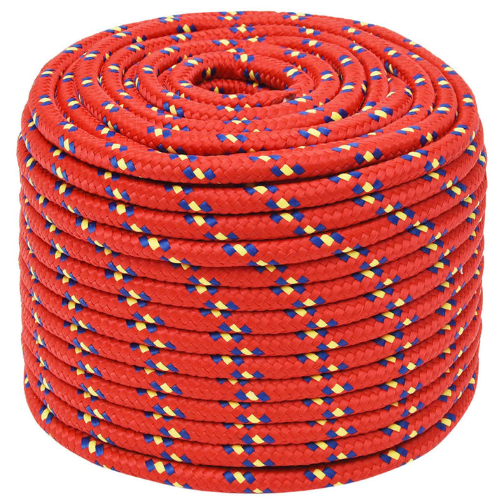 Boottouw 14 mm 25 m polypropyleen rood