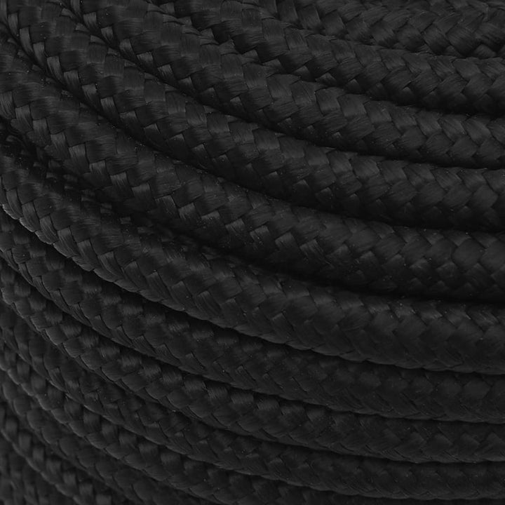 Boottouw 12 mm 250 m polypropeen zwart
