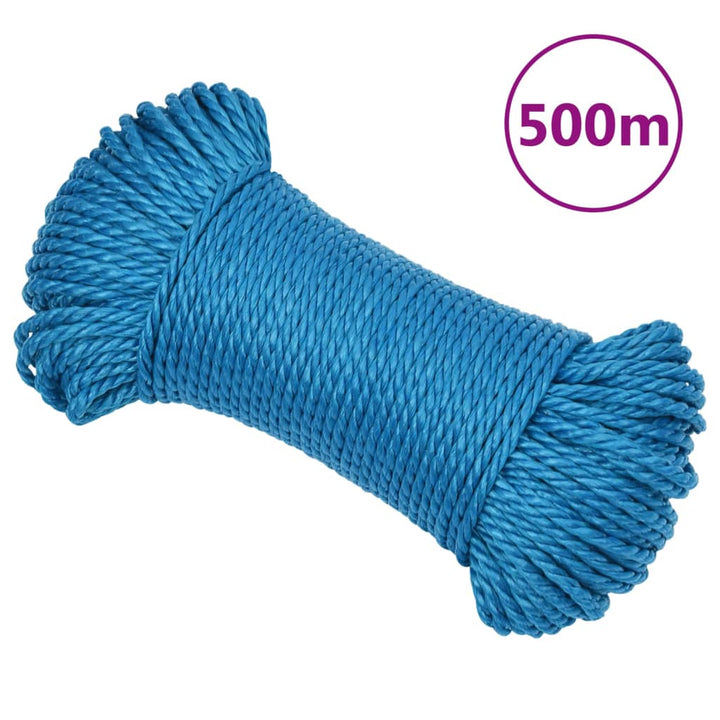 Werktouw 3 mm 500 m polypropeen blauw