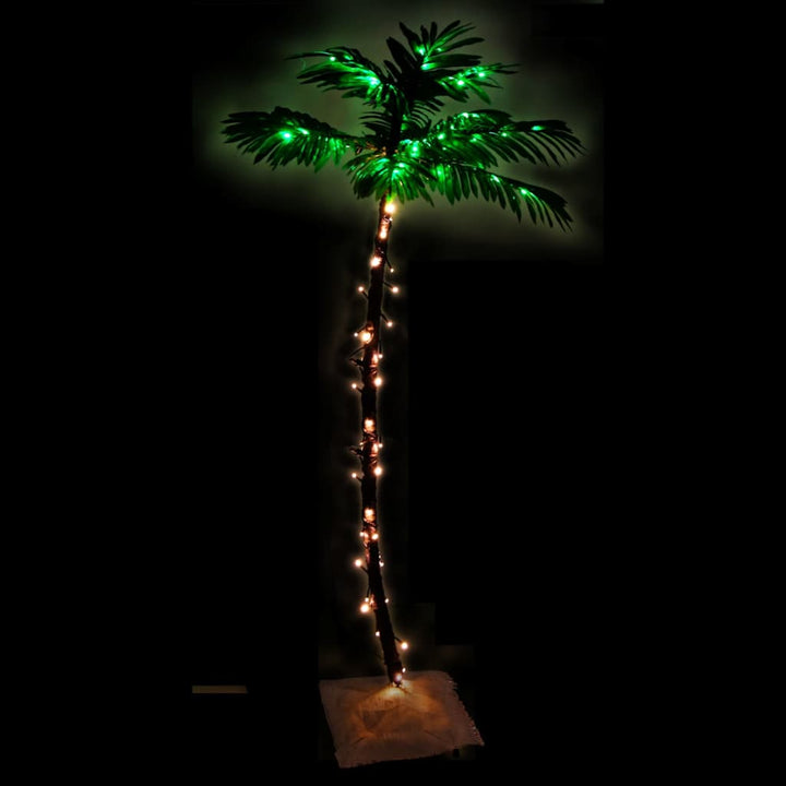 Palmboom LED 88 LED's warmwit 150 cm
