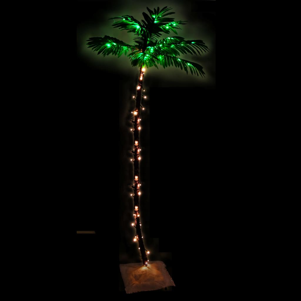 Palmboom LED 96 LED's warmwit 180 cm