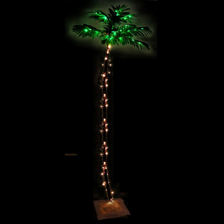 Palmboom LED 136 LED's warmwit 220 cm