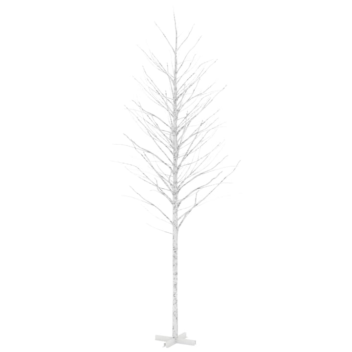Berkenboom LED 672 LED's warmwit 400 cm wit