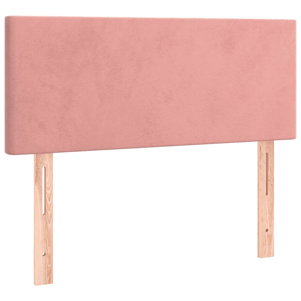 Hoofdbord 90x5x78/88 cm fluweel roze