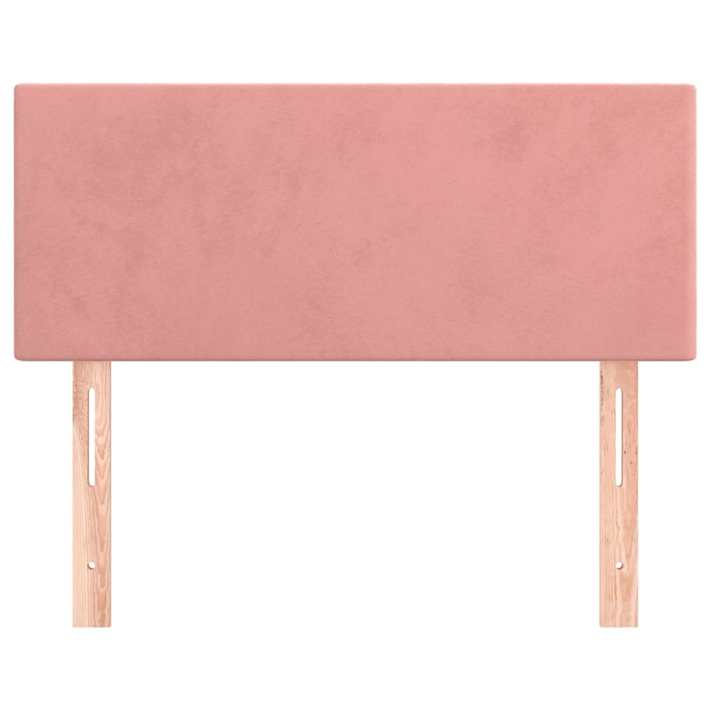 Hoofdbord 90x5x78/88 cm fluweel roze