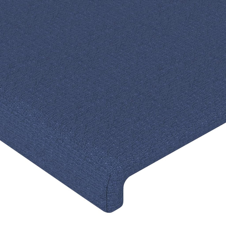 Hoofdborden 2 st 90x5x78/88 cm stof blauw