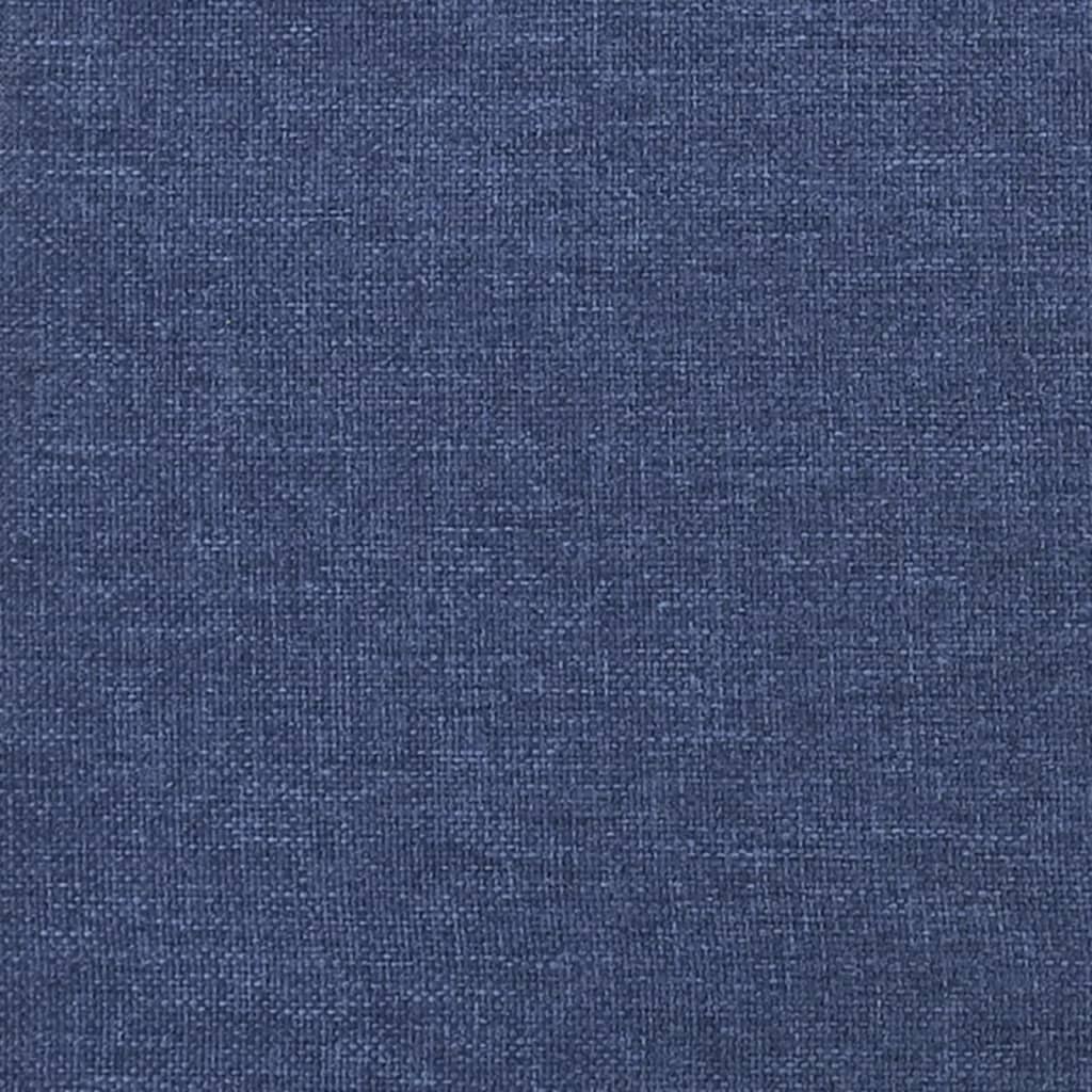 Hoofdborden 2 st 90x5x78/88 cm stof blauw