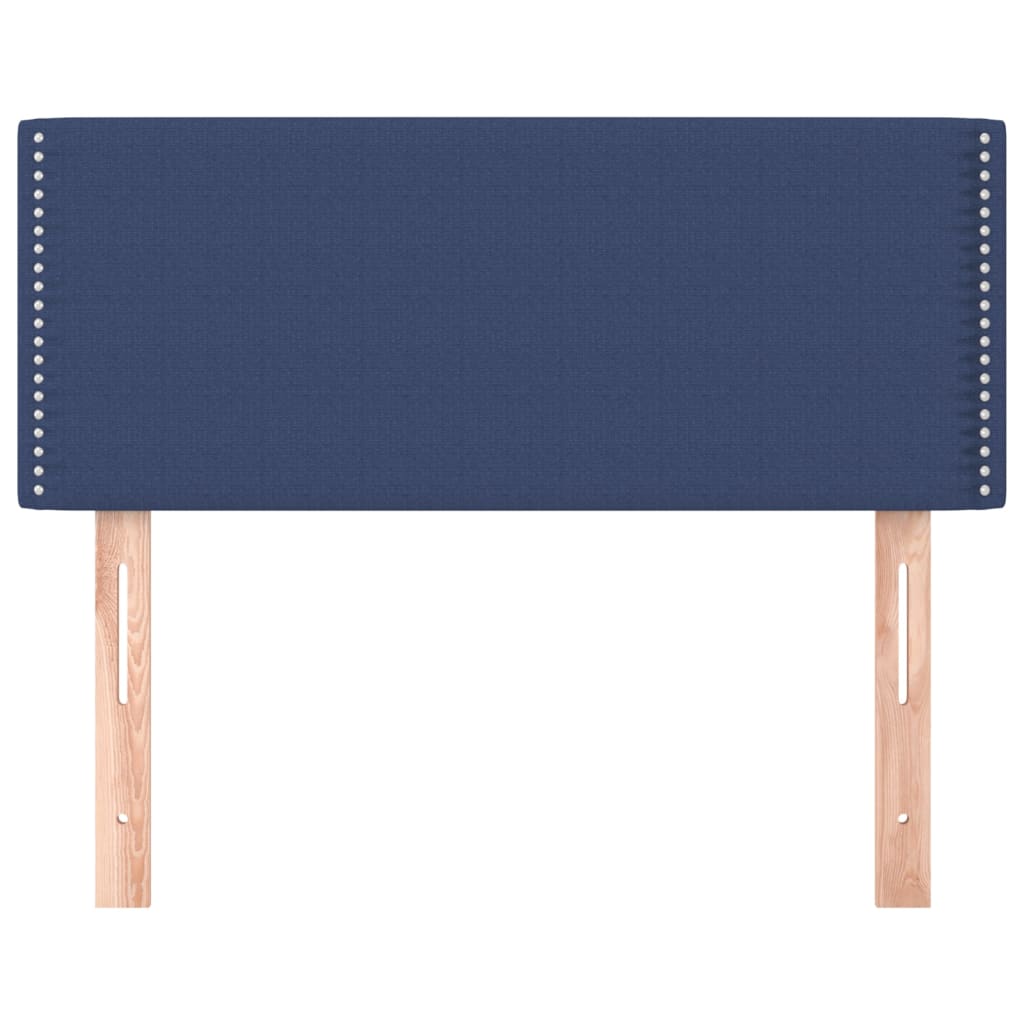 Hoofdbord 80x5x78/88 cm stof blauw