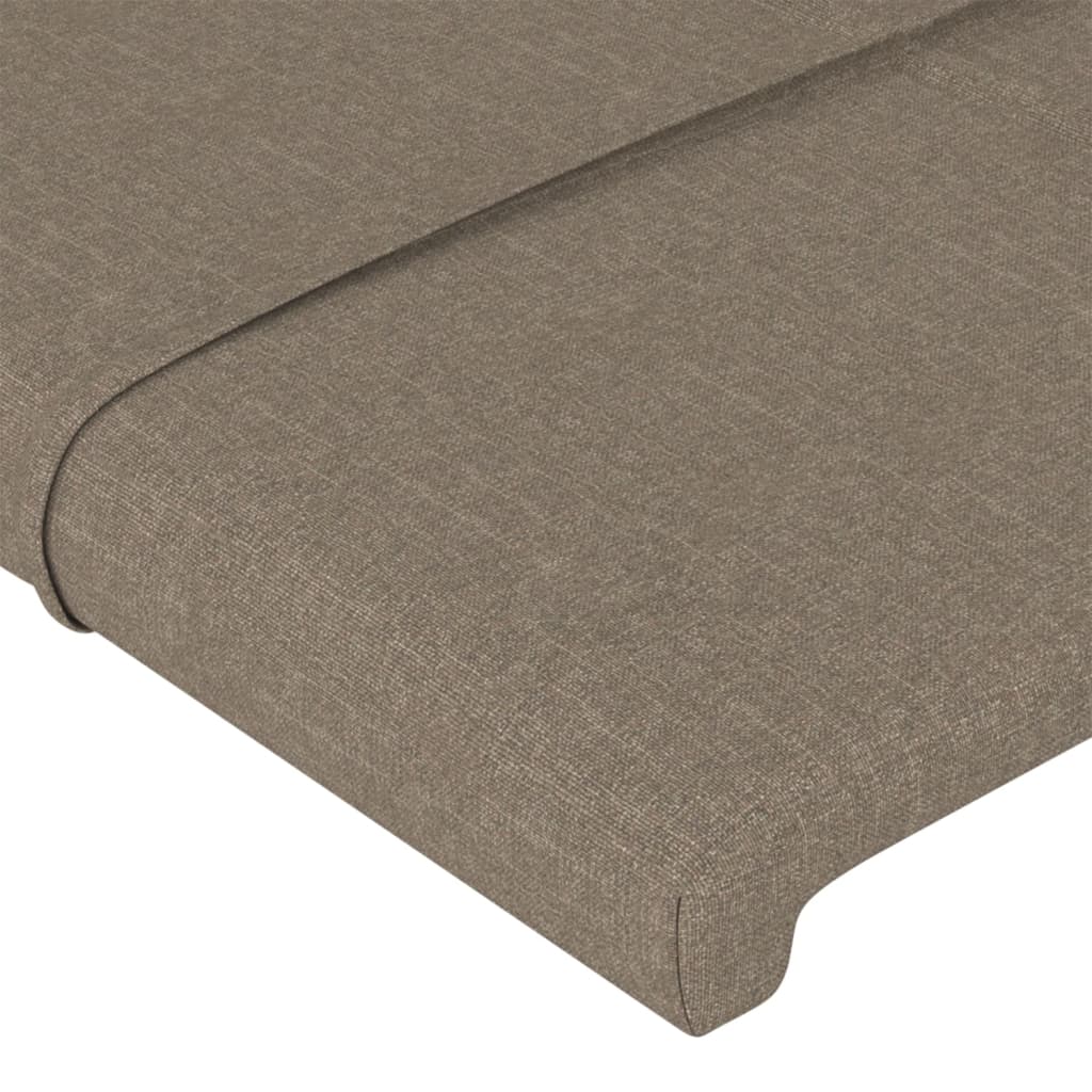 Hoofdbord 90x5x78/88 cm stof taupe