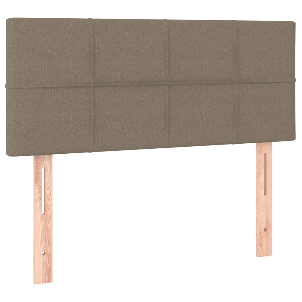 Hoofdbord 100x5x78/88 cm stof taupe