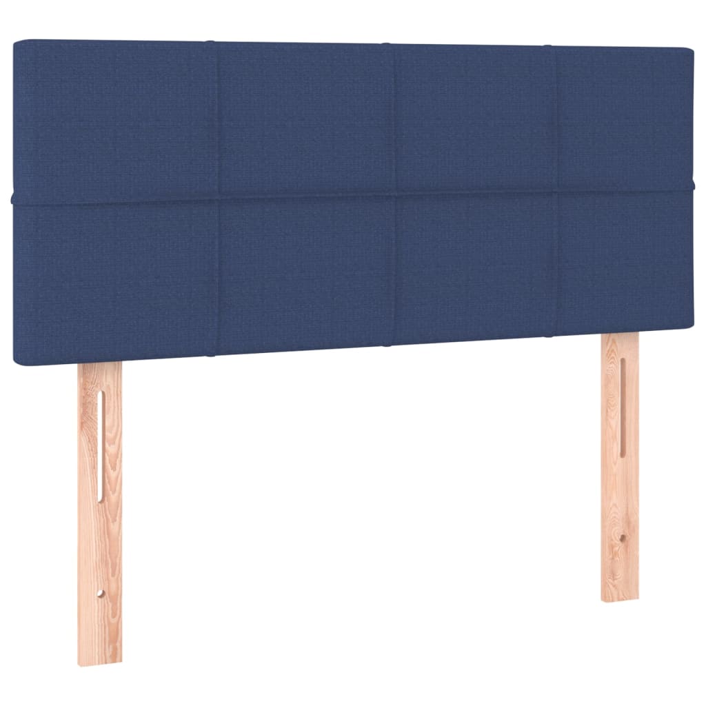 Hoofdbord 100x5x78/88 cm stof blauw