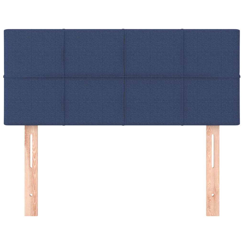 Hoofdbord 100x5x78/88 cm stof blauw