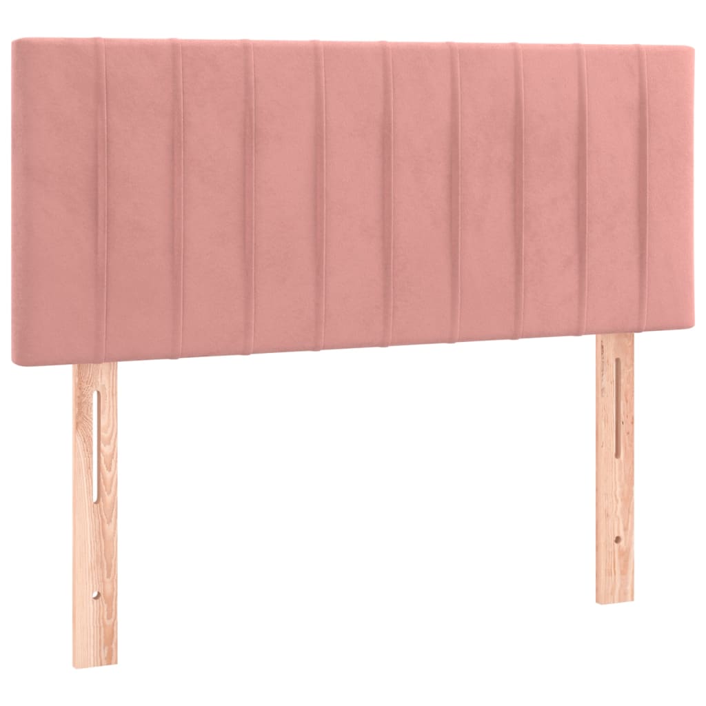 Hoofdbord 80x5x78/88 cm fluweel roze