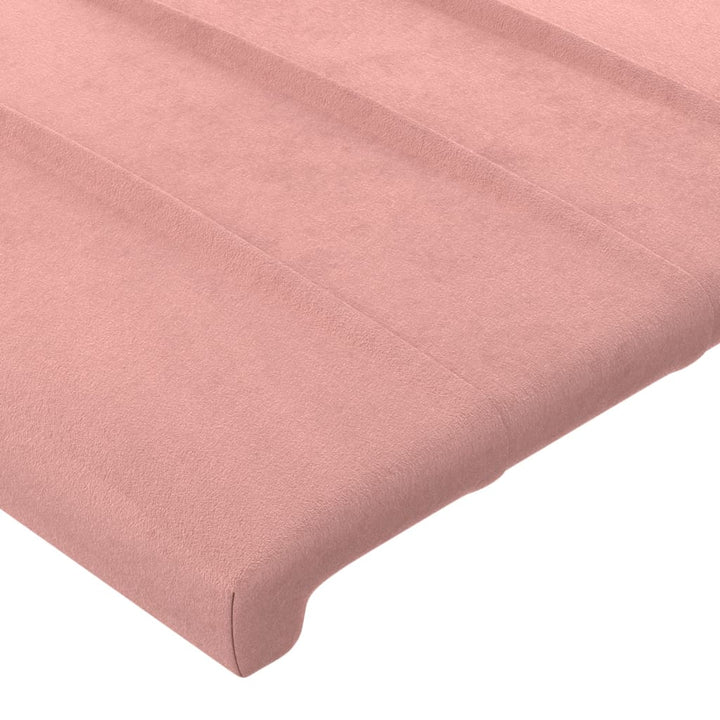 Hoofdbord 80x5x78/88 cm fluweel roze