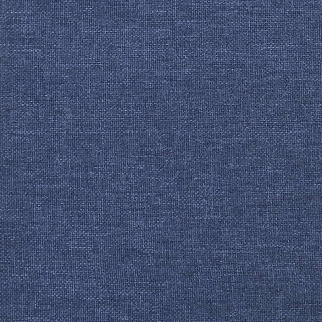 Hoofdborden 2 st 80x7x78/88 cm stof blauw