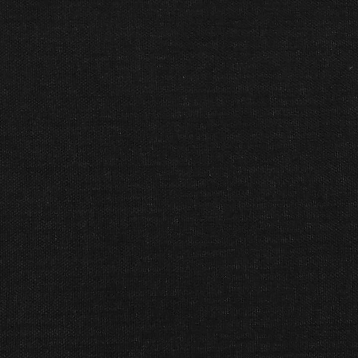Bankje 70x30x30 cm stof zwart