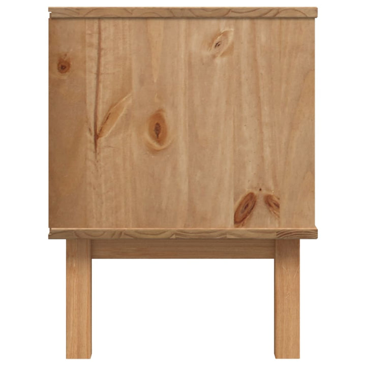 Tv-meubel 113,5x43x57 cm massief grenenhout