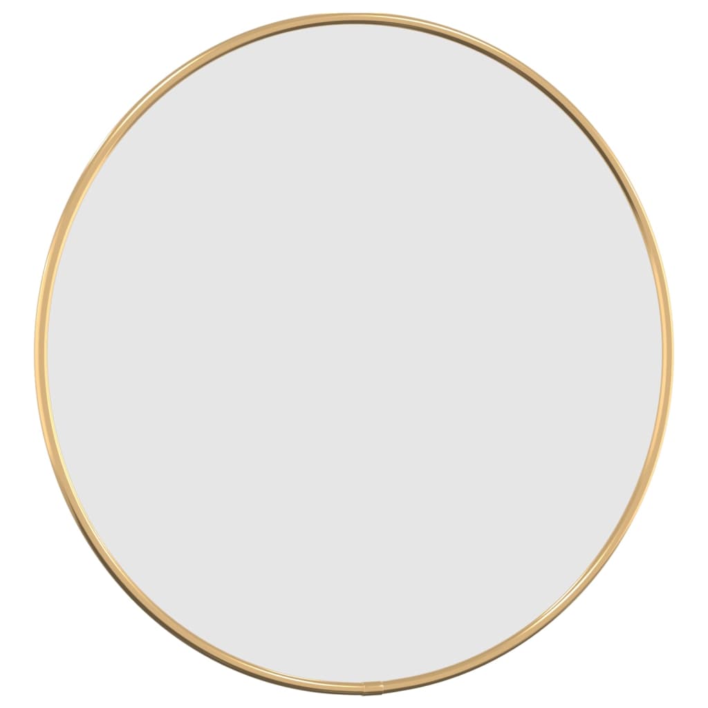 vidaXL Wandspiegel rond ø˜40 cm goudkleurig