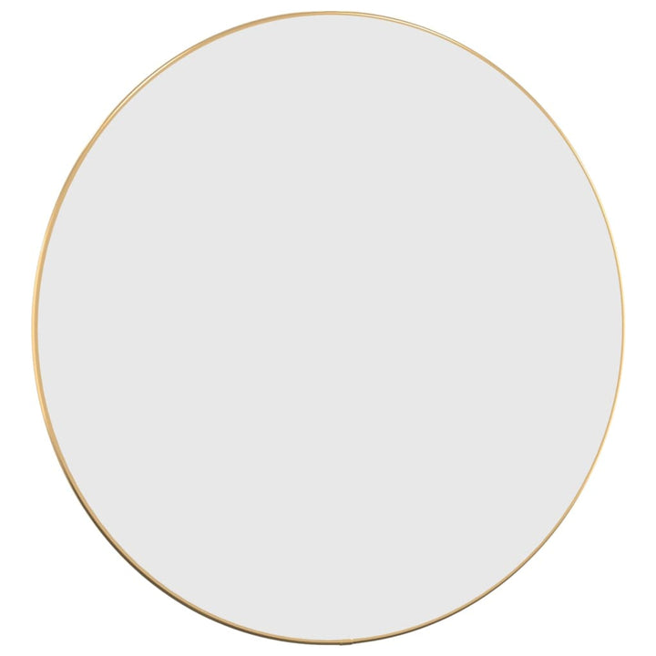 vidaXL Wandspiegel rond ø˜60 cm goudkleurig