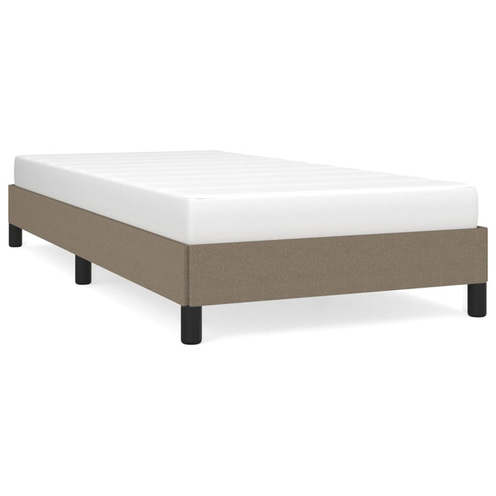 Bedframe stof taupe 80x200 cm